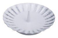 Kerzenleuchter Eisen weiss/silber mit Dorn Ø 11 cm...