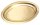 Kerzenteller Oval Messing Gold poliert 16 x 9,5 cm innen