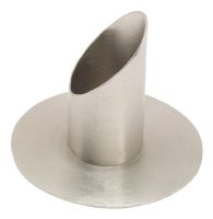 Kerzenhalter Messing Silber matt für Kerzen Ø...