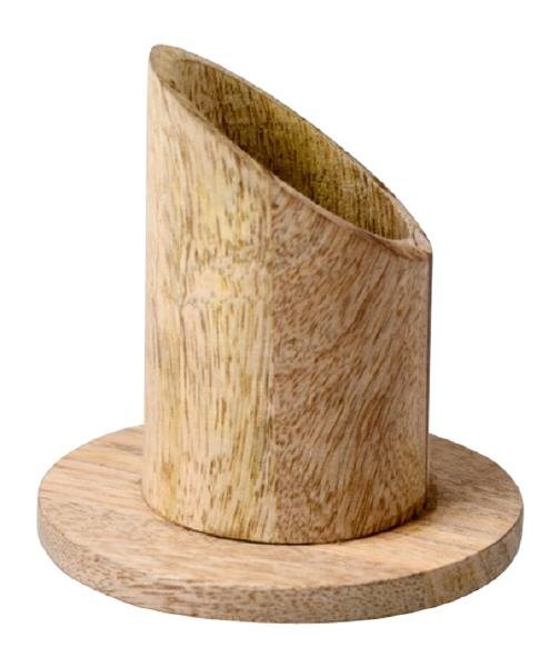 Kerzenhalter Holz dunkle Einfärbung für Kerzen Ø 4 cm