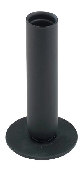 Stabkerzenhalter Eisen Schwarz Höhe 12 cm für Kerzen Ø 2 - 2,5 cm