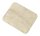 Kerzenteller Rechteck Aluminium Gold gebürstet Unterseite mit Filz 20,5 x 14 cm