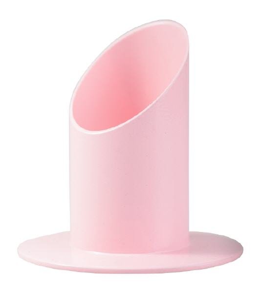 Langkerzenhalter Eisen Rund Babyrosa für Kerzen Ø 3 cm