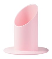 Langkerzenhalter Eisen Rund Babyrosa für Kerzen...