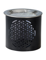 Räucherstövchen Eisen schwarz H 6 cm