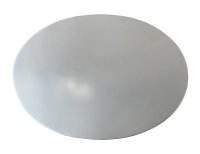 Kerzenteller Edelstahl Oval Silber (Glänzend) 205 x...