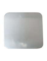 Kerzenteller Edelstahl Quadratisch Silber (Glänzend)...