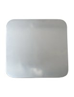 Kerzenteller Edelstahl Quadratisch Silber (Glänzend)...