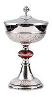 Ciborium innen vergoldet H 27 cm