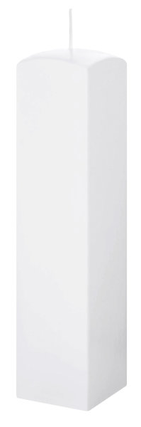 Formenkerze Vierkant Weiß 250 x 60 mm, 1 Stück