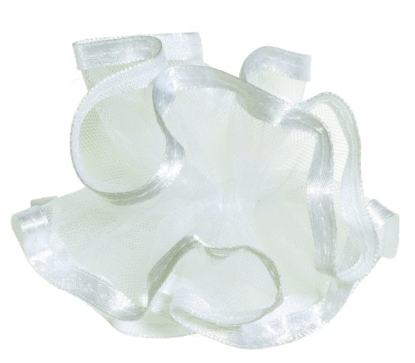 Kerzen Tropfenfänger aus Satin Weiß für Kerzen bis Ø 50 mm