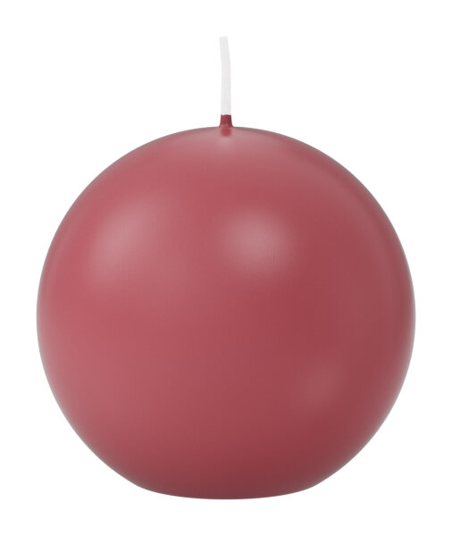 Kugelkerzen Erdbeerrosa Ø 80 mm, 6 Stück
