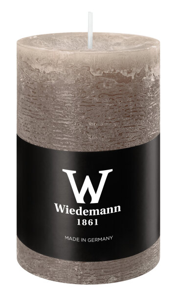 Durchgefärbte Stumpen Kerzen Schlamm 90 x Ø 58 mm, 1 Stück