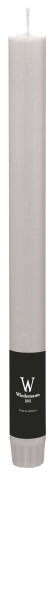 Durchgefärbte Stabkerzen Betongrau 270 x Ø 22 mm, 12 Stück