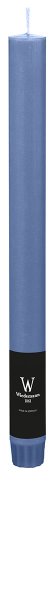 Durchgefärbte Stabkerzen Grau-Blau 270 x Ø 22 mm, 12 Stück