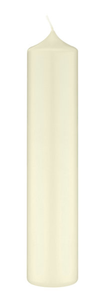 Kaminkerze Elfenbein 600 x Ø 80 mm