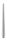 Spitzkerzen Silber 250 x Ø 25 mm, 12 Stück