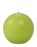 Kugelkerzen Apfelgrün Ø 60 mm, 16 Stück