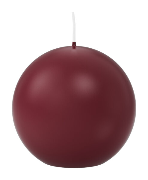 Kugelkerzen Bordeaux Ø 70 mm, 12 Stück
