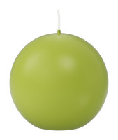 Kugelkerzen Apfelgrün Ø 80 mm, 6 Stück