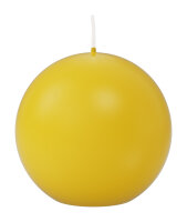 Kugelkerzen Dotter Gelb Ø 80 mm, 6 Stück
