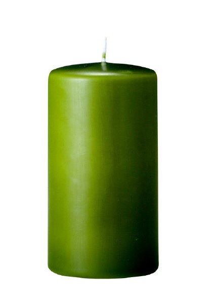 4 Stück Adventskerzen Scottish Green 60 x Ø 50 mm
