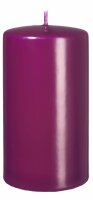 4 Stück Adventskerzen Brombeere 80 x Ø 50 mm