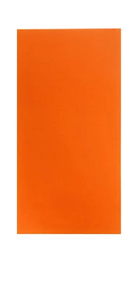 Verzierwachsplatte Orange 200 x Ø 100 mm, 1 Stück