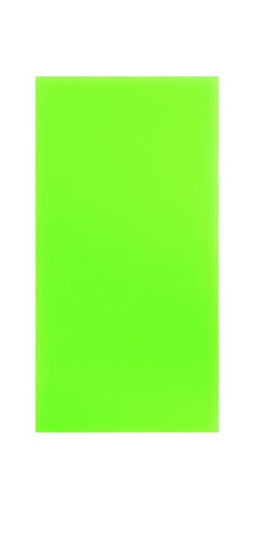 Verzierwachsplatte Apfelgrün 200 x Ø 100 mm, 1 Stück
