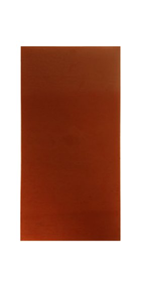 Verzierwachsplatte Mitt.Braun 200 x Ø 100 mm, 1 Stück