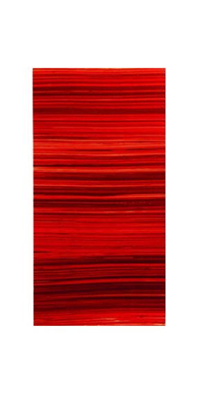 Verzierwachsplatte "gestreift" Altrot 200 x Ø 100 mm, 1 Stück