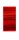 Verzierwachsplatte "gestreift" Altrot 200 x Ø 100 mm, 1 Stück