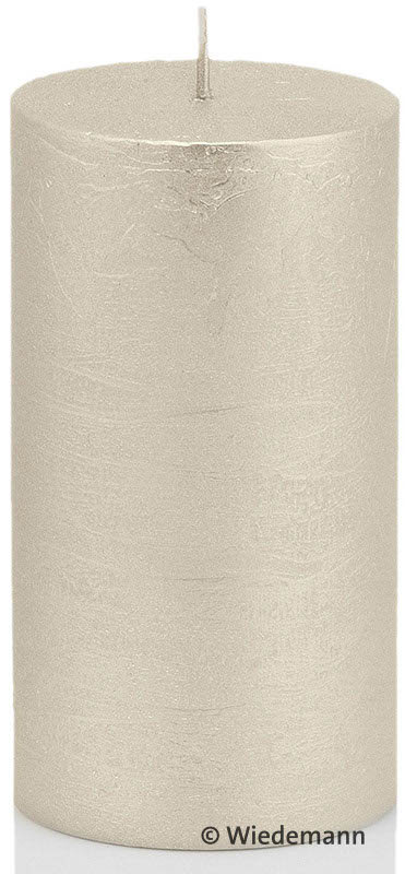 Rustik Marble Stumpenkerzen Silber 100 x Ø 68 mm günstig im Kerzen On