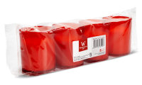 Grablichte 4er Pack Rot, Brenndauer ca. 25 Stunden