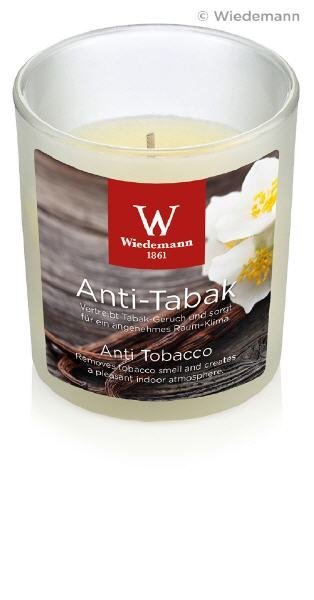 Duftkerzen im Glas Anti Tabak 78 x Ø 71 mm, 4 Stück