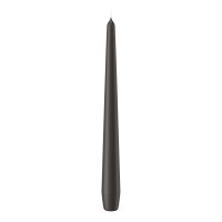 Spitzkerzen Grau 250 x Ø 25 mm, 12 Stück