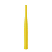 Spitzkerzen Dotter Gelb 250 x Ø 25 mm, 12 Stück