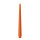 Spitzkerzen Aprikose Orange 250 x Ø 25 mm, 12 Stück