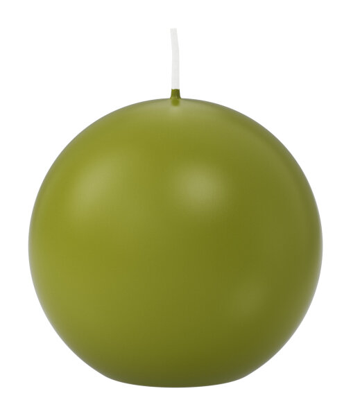 Kugelkerzen Grün Ø 80 mm, 6 Stück