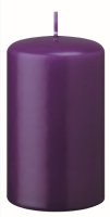 4 Stück Adventskerzen Violett 130 x Ø 70 mm