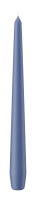 Spitzkerzen Grau-Blau 250 x Ø 25 mm, 50 Stück