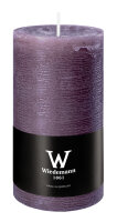 Durchgefärbte Stumpenkerzen Mauve