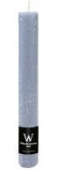 Durchgefärbte Stabkerze Grau-Blau 250 x Ø 35...