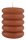 Stumpenkerzen "Sculptura" Cognac 110 x Ø 90 mm, 4 Stück