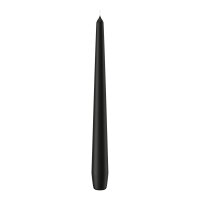 Spitzkerzen Schwarz 250 x 25 mm, 12 Stück