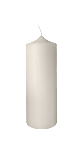 Kerzenrohling Elfenbein 250 x Ø 80 mm, 1 Stück
