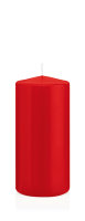 Stumpenkerzen mit Banderole Rot 150 x Ø 68 mm, 12...