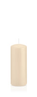 Stumpenkerzen Creme 120 x Ø 48 mm, 24 Stück