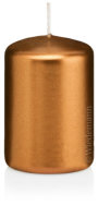 Stumpenkerzen Kupfer 60 x Ø 38 mm, 16 Stück