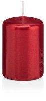 Stumpenkerzen Rubin Metallic 100 x Ø 78 mm, 8...